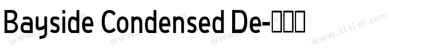 Bayside Condensed De字体转换